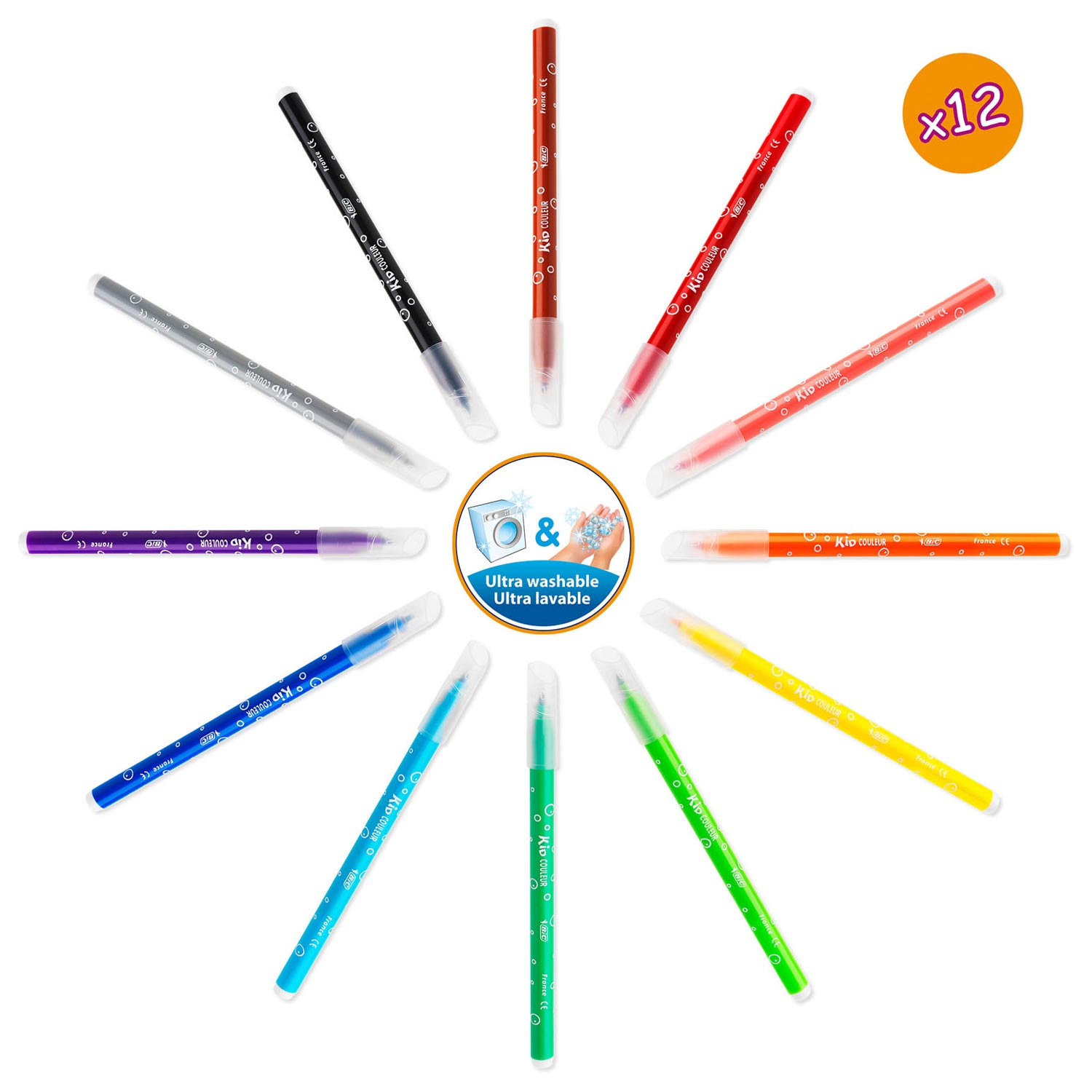 BIC Kids Color Suitcase avec autocollants
