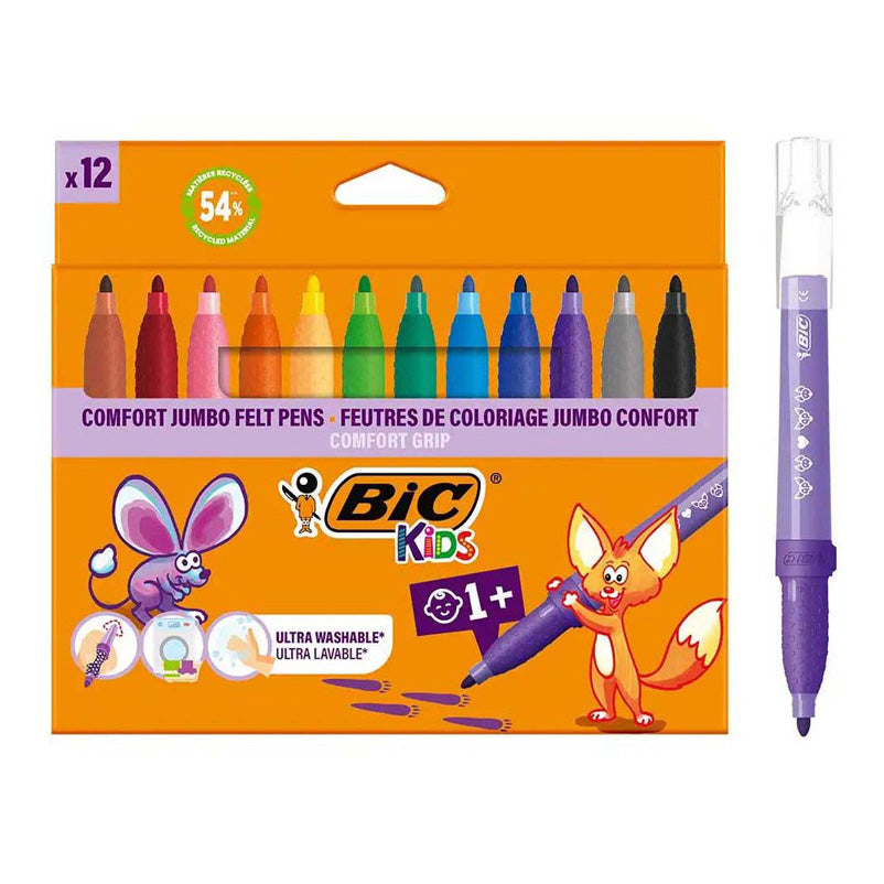 Stylos feutres Bic Kids, 12 pc