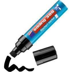 Marqueur pour tableau à feuilles edding 388 noir 4-12 mm