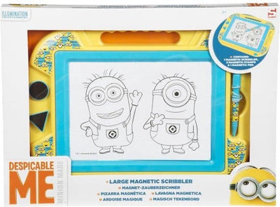 Minions grande planche à dessin magnétique avec stylo et 2 aimants
