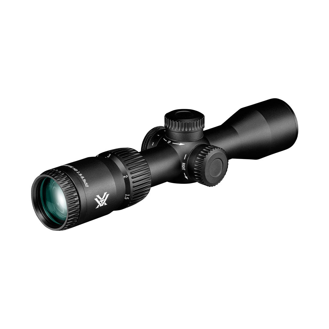 Vortex Crossfire HD 1.5-5.5x32 Lunette de visée Scout, réticule éclairé Dead-Hold 2A BDC (MOA)