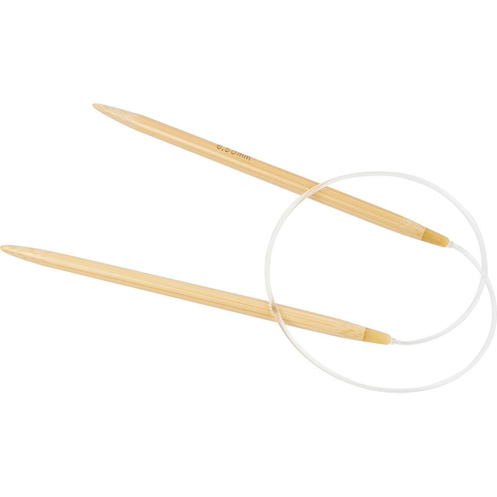 Aiguilles à tricoter rondes Creativ company, l: 60 cm, taille 6,5 mm, 1 pièce