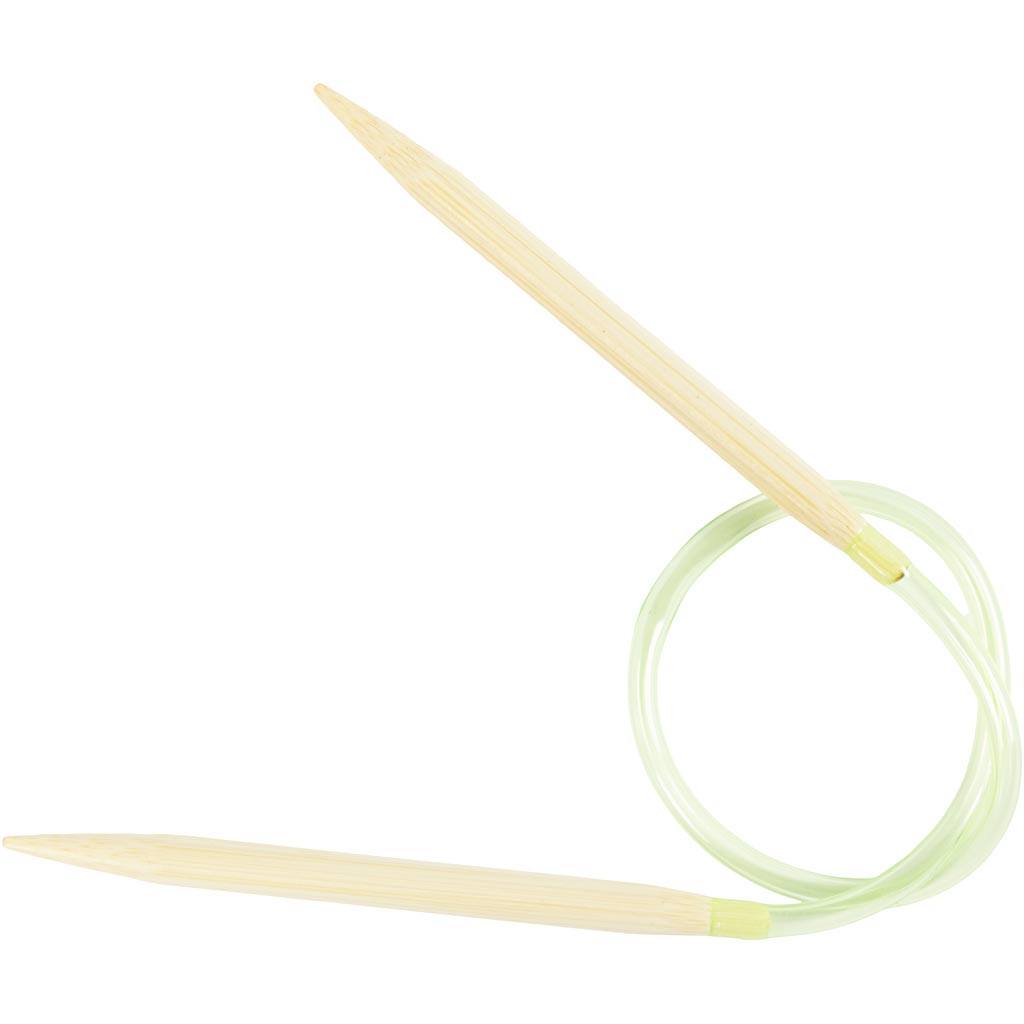 Aiguilles à tricoter rondes Creativ company, l: 40 cm, taille 6,5 mm, 1 pièce