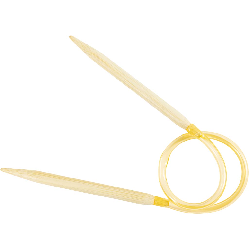 Aiguilles à tricoter rondes Creativ company, L: 40 cm, taille 7 mm, 1 pièce