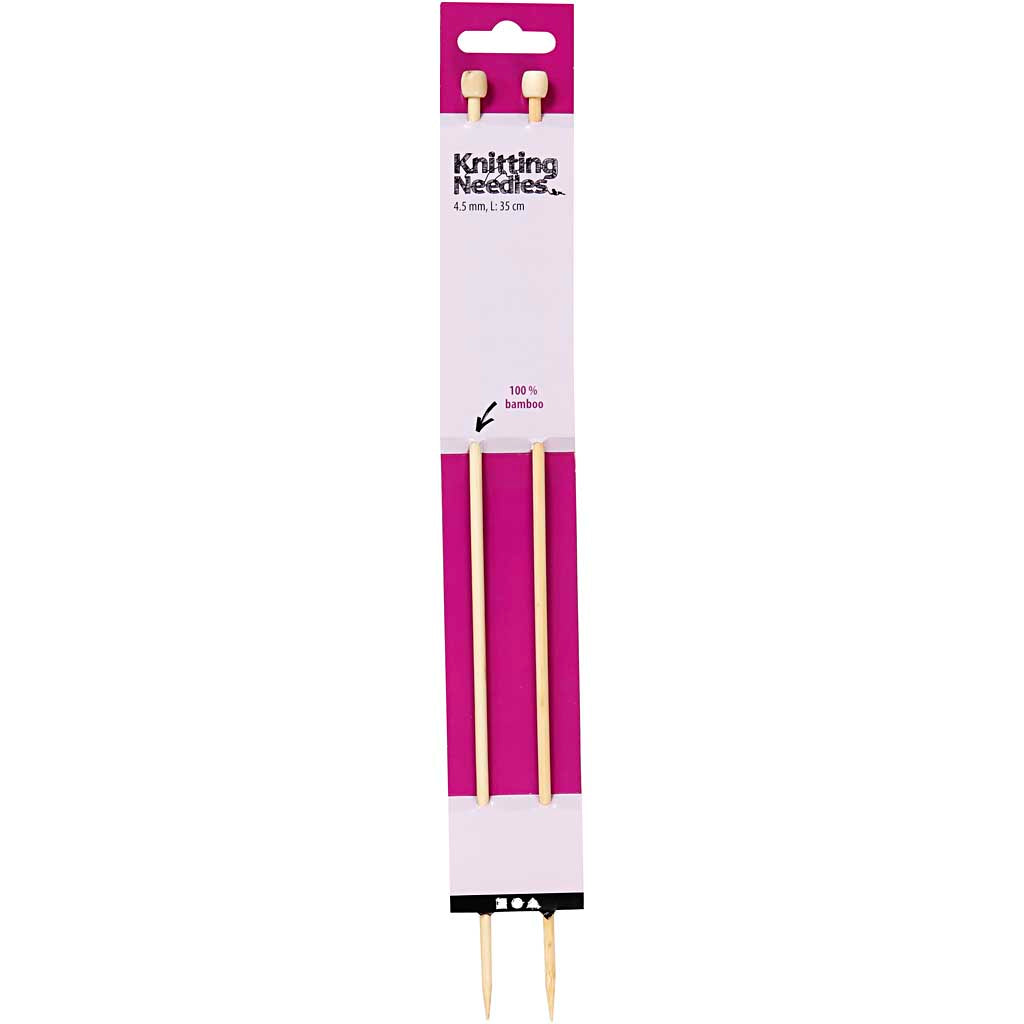 Aiguilles à tricoter Creativ company, l: 35 cm, taille 4,5 mm, 1 paire