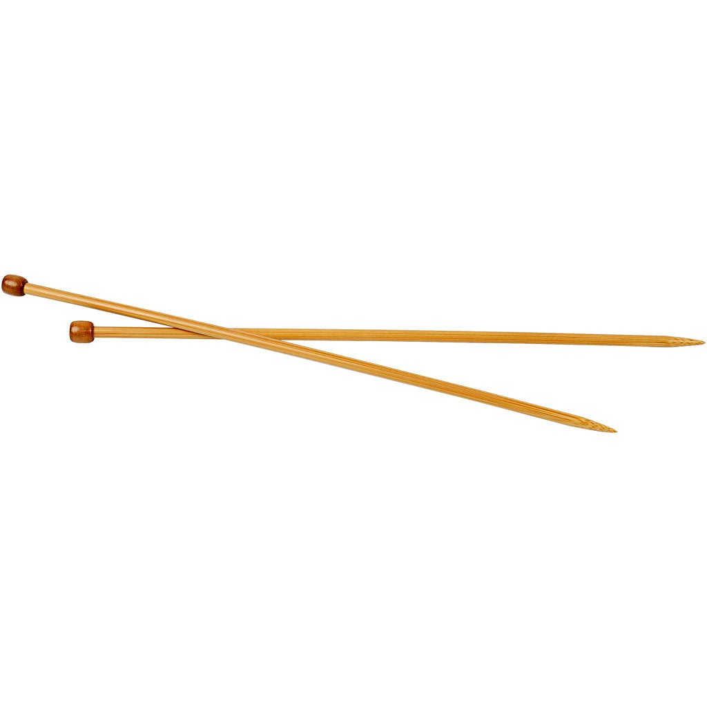 Aiguilles à tricoter Creativ company, l: 35 cm, taille 6,5 mm, 1 paire
