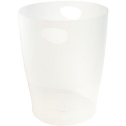 Poubelle exacompta classic polypropylène 263x263x335mm 15l blanc