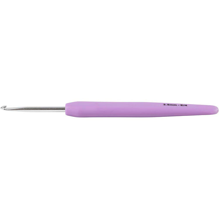 Crochets Creativ Company, taille 3,5, l : 13,3 cm, taille 3,5 mm, violet clair, 1 pièce