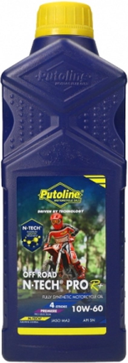 Huile Putoline n-tech pro r+ off road 10w60 4t 1 litre