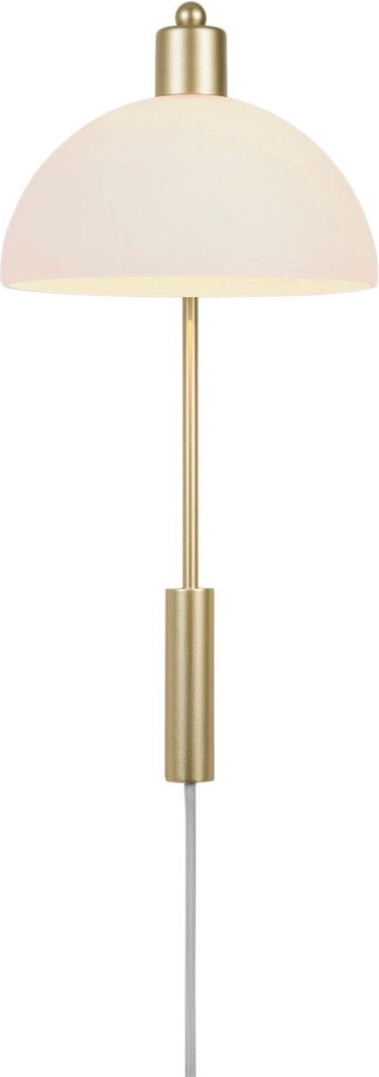 Nordlux ellen 20-applique-e14-laiton opale blanc
