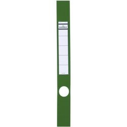 Étiquettes de dos durables 60x390mm vert 10 pièces