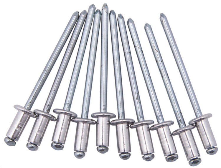 Rivets aveugles de Dreshelhaus 4,0 x 8,0 mm en acier en aluminium, tête plate