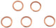 Anneau de sceau de habillement, formulaire A, DIN 7603 12 x 16 mm d'épaisseur 1.5