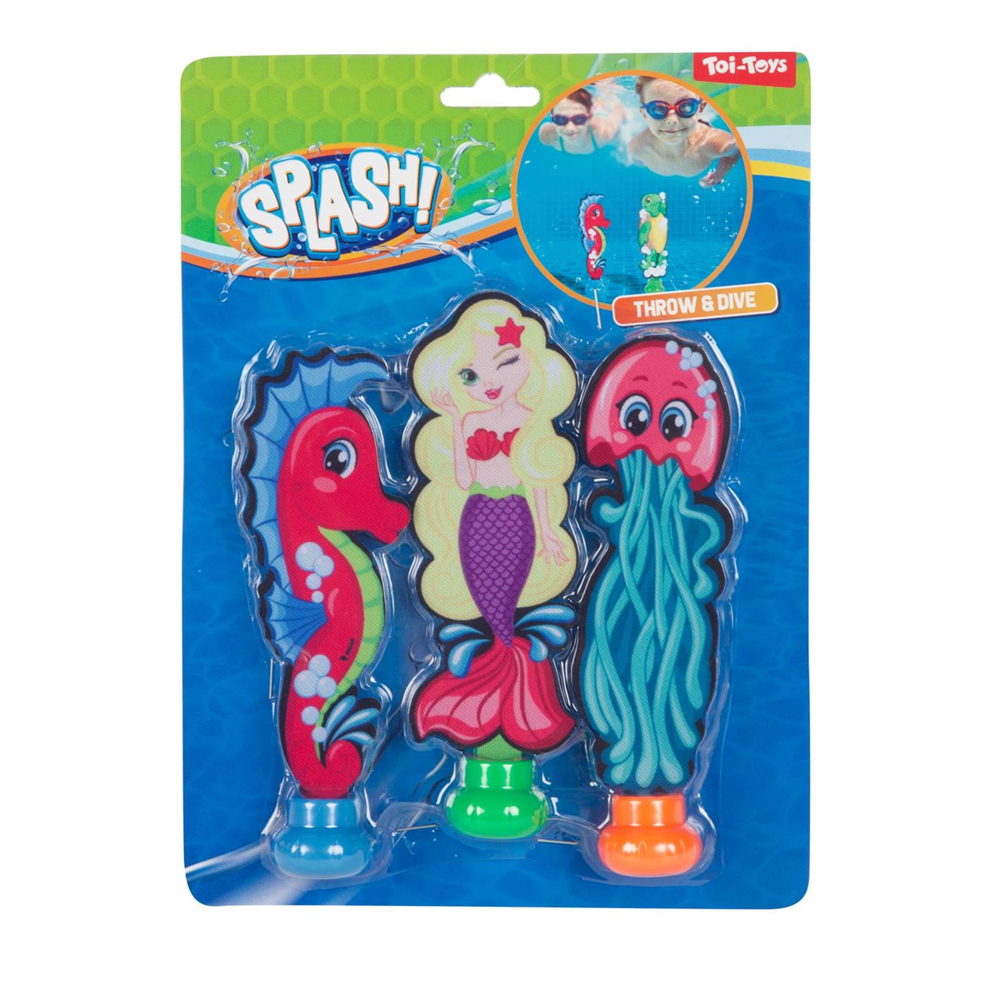 Splash Diving Fishing Sea Beings