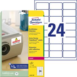 Étiquettes multifonctions avery zweckform l6141-20 480 pièces