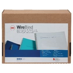 Reliure à dos filaire 34 gbc métal 9,5 mm argent capacité 75 feuilles