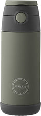 Aya ida - gourde - thermos - gourde - paille enfant - 350ml - vert tropical