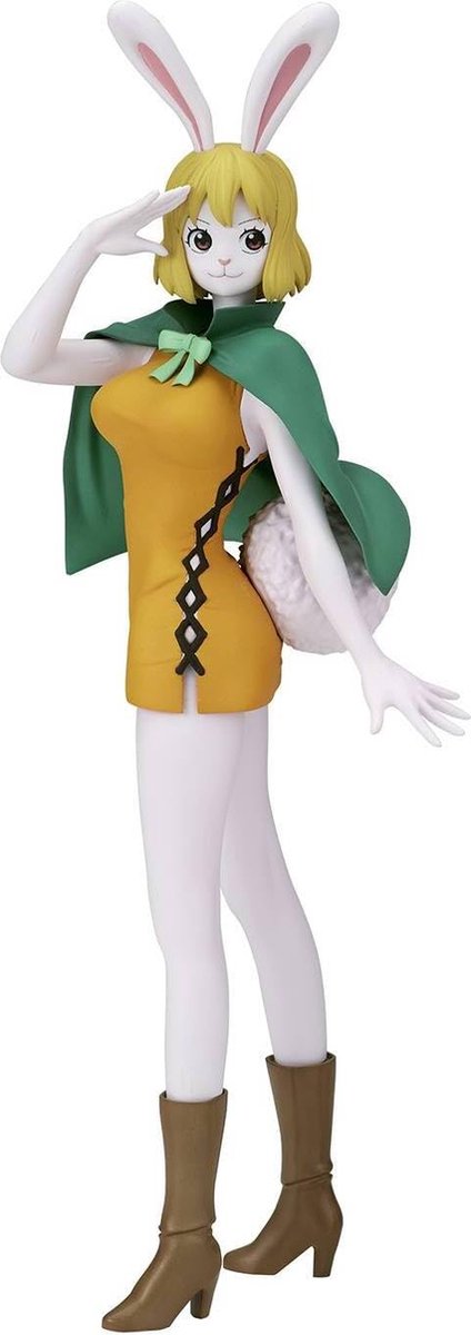 Banpresto one piece film rouge paillettes glamours pvc statue carotte ver. une image de 22 cm
