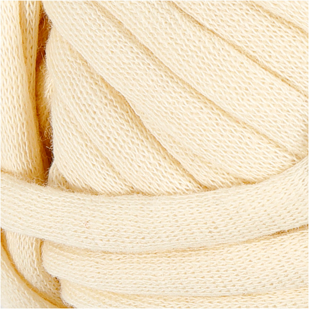 Fil textile Creativ company, l: 45 m, blanc cassé, 100 gr 1 pelote