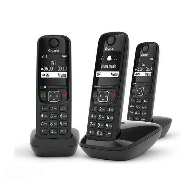 Gigaset Gigaset AS690R DECT Téléphone noir
