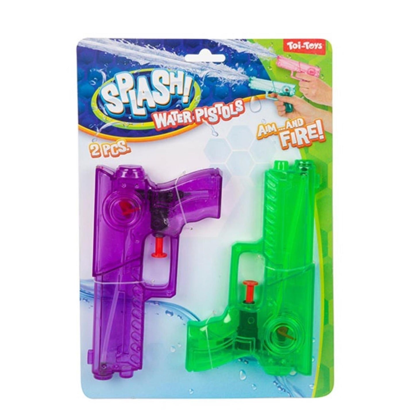 Splash Water Gun Transparent, 2st.