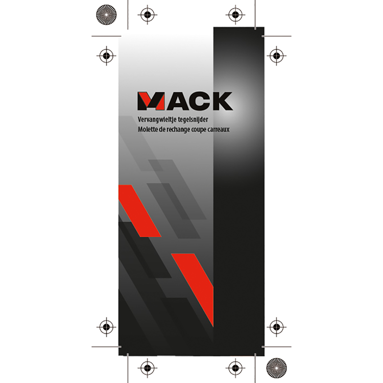Mack 1004625 - coupe-carreaux à roue de rechange ø22mm | 3 pièces
