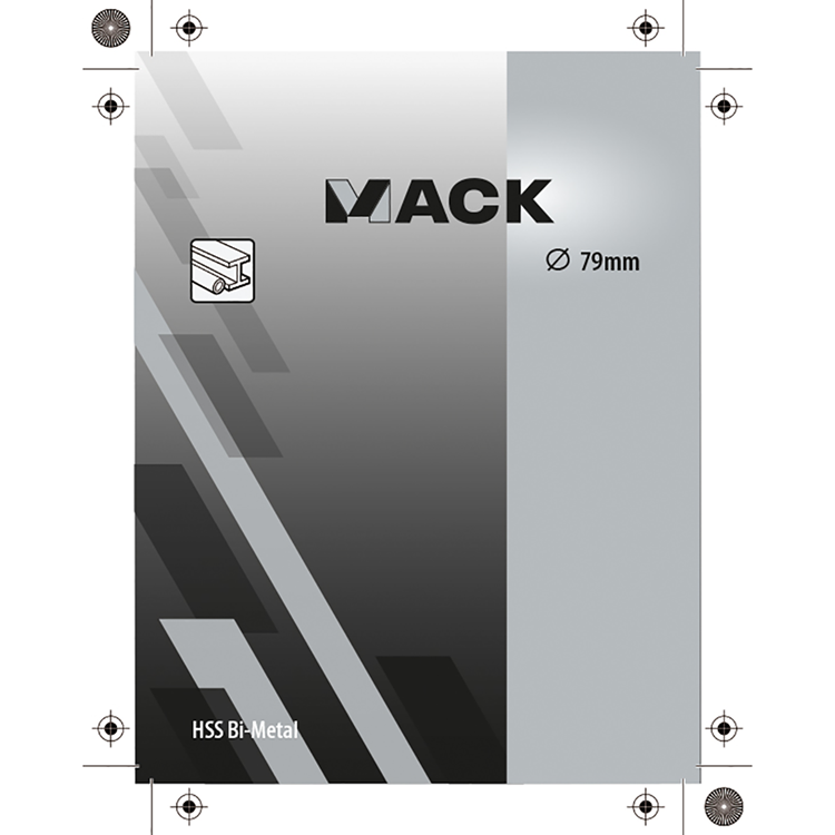 Mack 1018334 - scie cloche bimétallique ø 79mm | 3 pièces