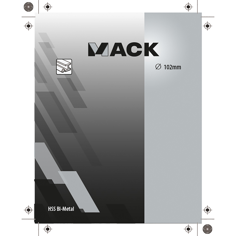Mack 1018336 - scie cloche bimétallique ø 102mm | 3 pièces