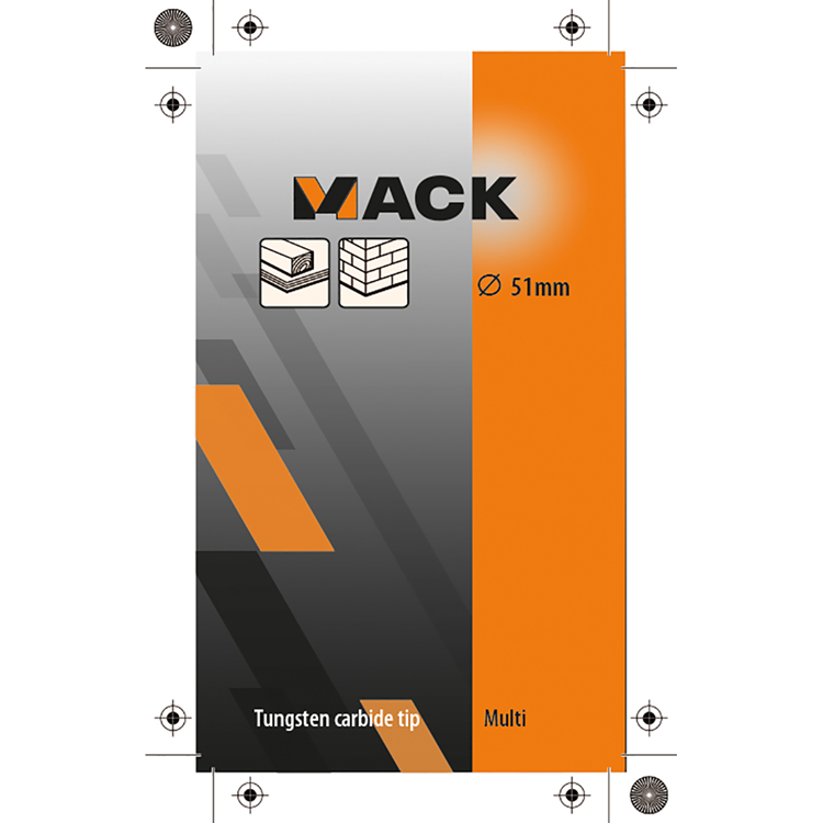 Mack 1018346 - scie cloche multi TCT 51mm | 1 pièce