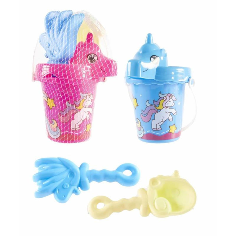 Set de seaux licorne 21cm 4 pièces