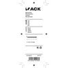 Mack 1017175 - clou tête ronde acier trempé 45 degrés 1,6 x 25 mm | 10 pièces