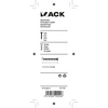 Mack 1017199 - clou pour plaques de plâtre acier galvanisé 100 gr 2,7 x 32 mm | 5 pièces