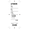 Mack 1017211 - acier de base galvanisé 100 gr 3,5 x 35 mm | 5 pièces