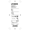 Mack 1017239 - vis pour panneaux d'aggloméré avec tête plaquée jaune 10 pcs 4,0 x 70 mm | 10 pièces