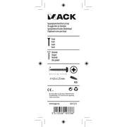 Mack 1017273 - vis pour panneaux d'aggloméré à tête cylindrique plaquée jaune 25 pièces 4,0 x 25 mm | 10 pièces - afbeelding 3