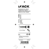 Mack 1017286 - tête de vis à copeaux à monter soi-même plaquée jaune 35 pcs 3,5 x 20 mm | 10 pièces - afbeelding 3