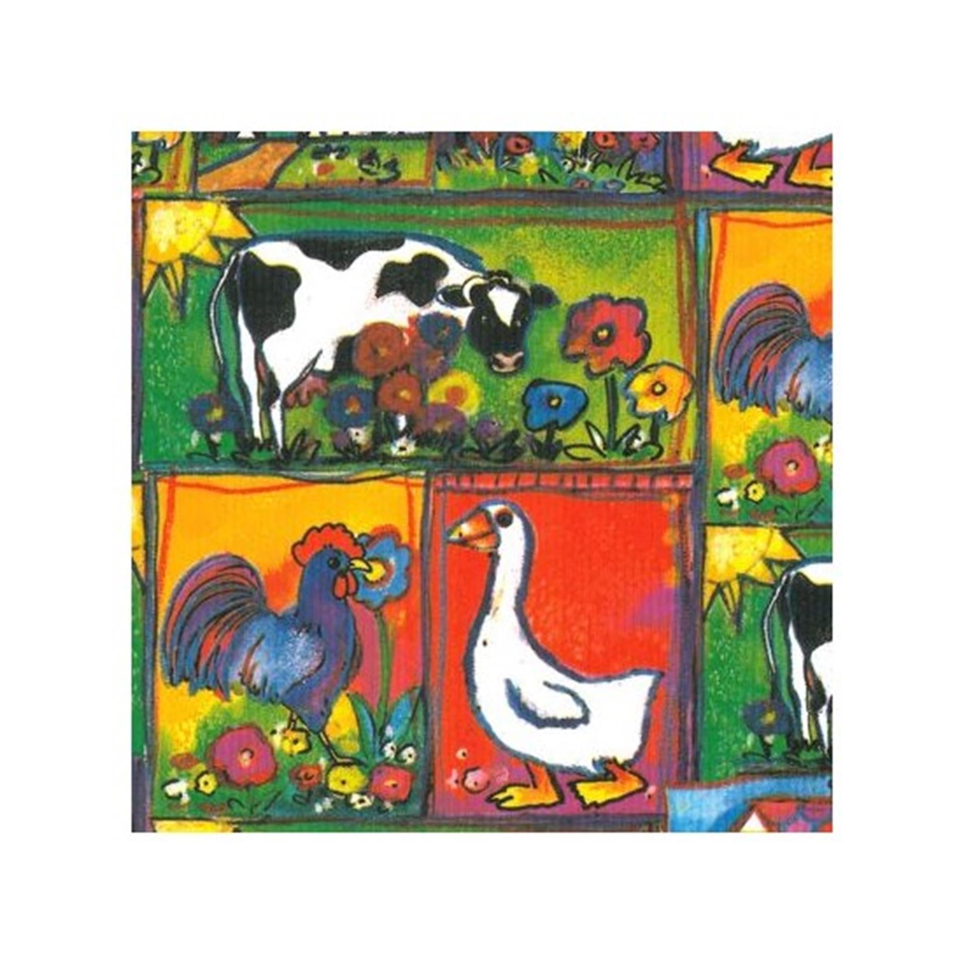 Compteur rouleau 50cm animaux de la ferme 200m