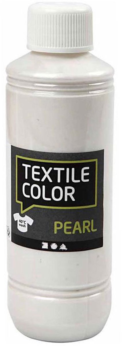 Creativ Company Couleur textile couvrant la base de peinture textile perle, 250 ml