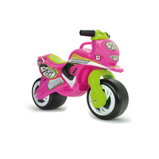 Injusa Tundra coulant des filles à moteur 69 cm rose vert