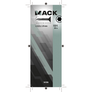 Mack 1017293 - spainplschr.vzkop-selfb. plaqué jaune 30 pièces 4,0 x 20 mm | 10 pièces - afbeelding 4