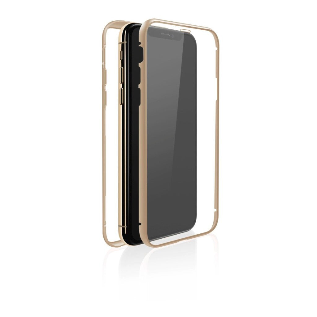 Diamants blancs Couvre des diamants blancs à 360 ° iPhone 11 Gold