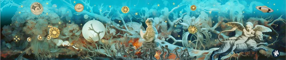 Rondo muziekje: blue angel (candle in th
