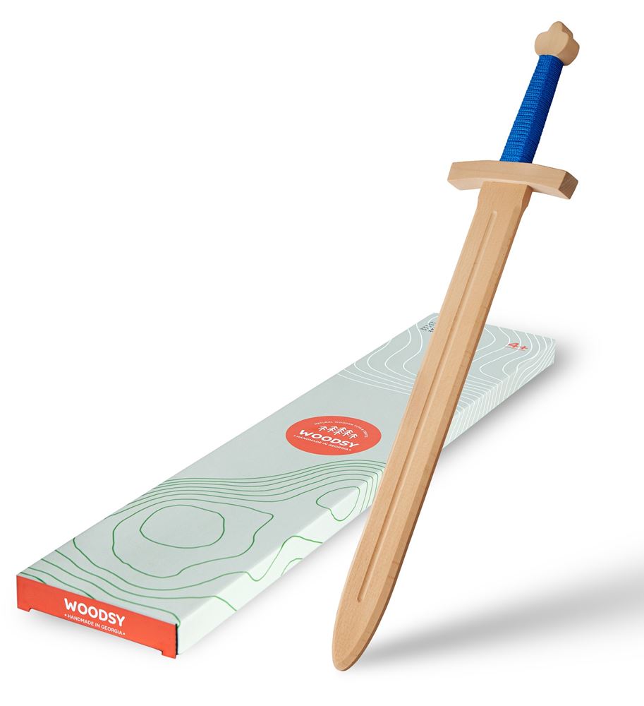 Grande épée en bois Woodsy 57,5x12x5 cm