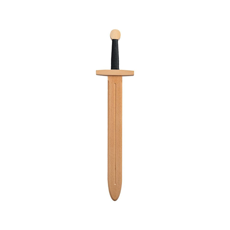 Grande épée en bois boisé. 57,5x12x5 cm