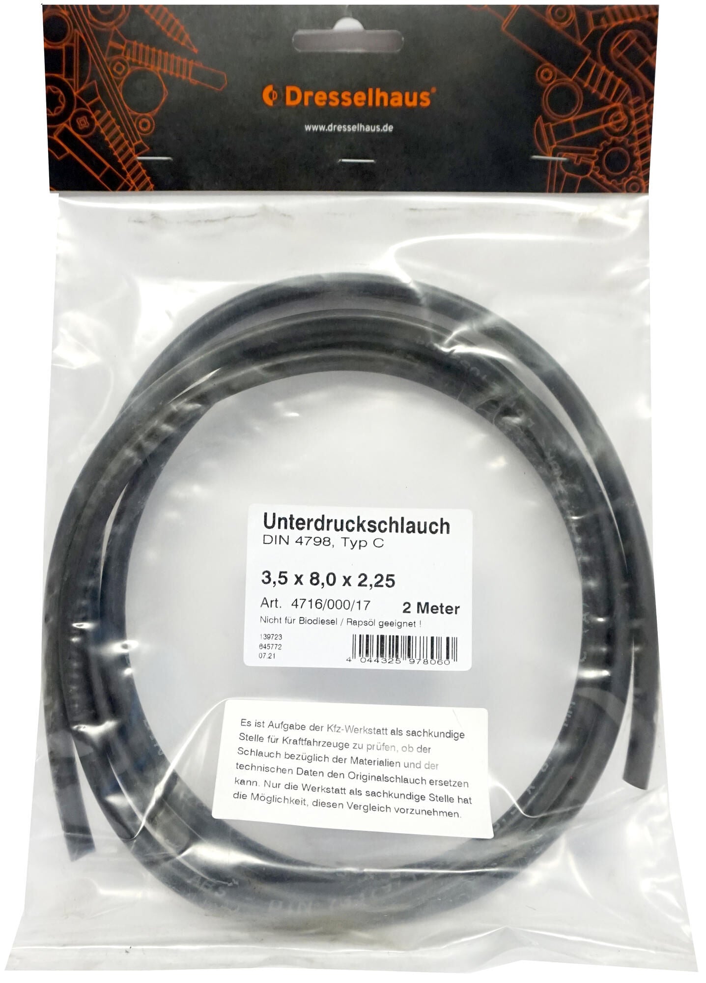 Tapis de carburant Dresselhaus 3,5x8x2.25 2m