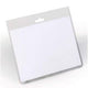 Badge nominatif durable 8135 90x60mm transparent fermé
