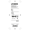 Mack 1017522 - vérin à vis métal. tête + écrou plaqué 9 pcs m4 x 50 mm | 10 pièces