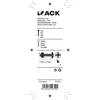 Mack 1017546 - boulon de poêle + écrou en acier galvanisé 14 pcs m5 x 25 mm | 5 pièces