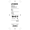 Mack 1017555 - boulon de chauffage + écrou acier galvanisé 6 pcs m6 x 50 mm | 5 pièces