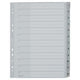 Leitz gris 1 à 12 onglets A4 en polypropylène